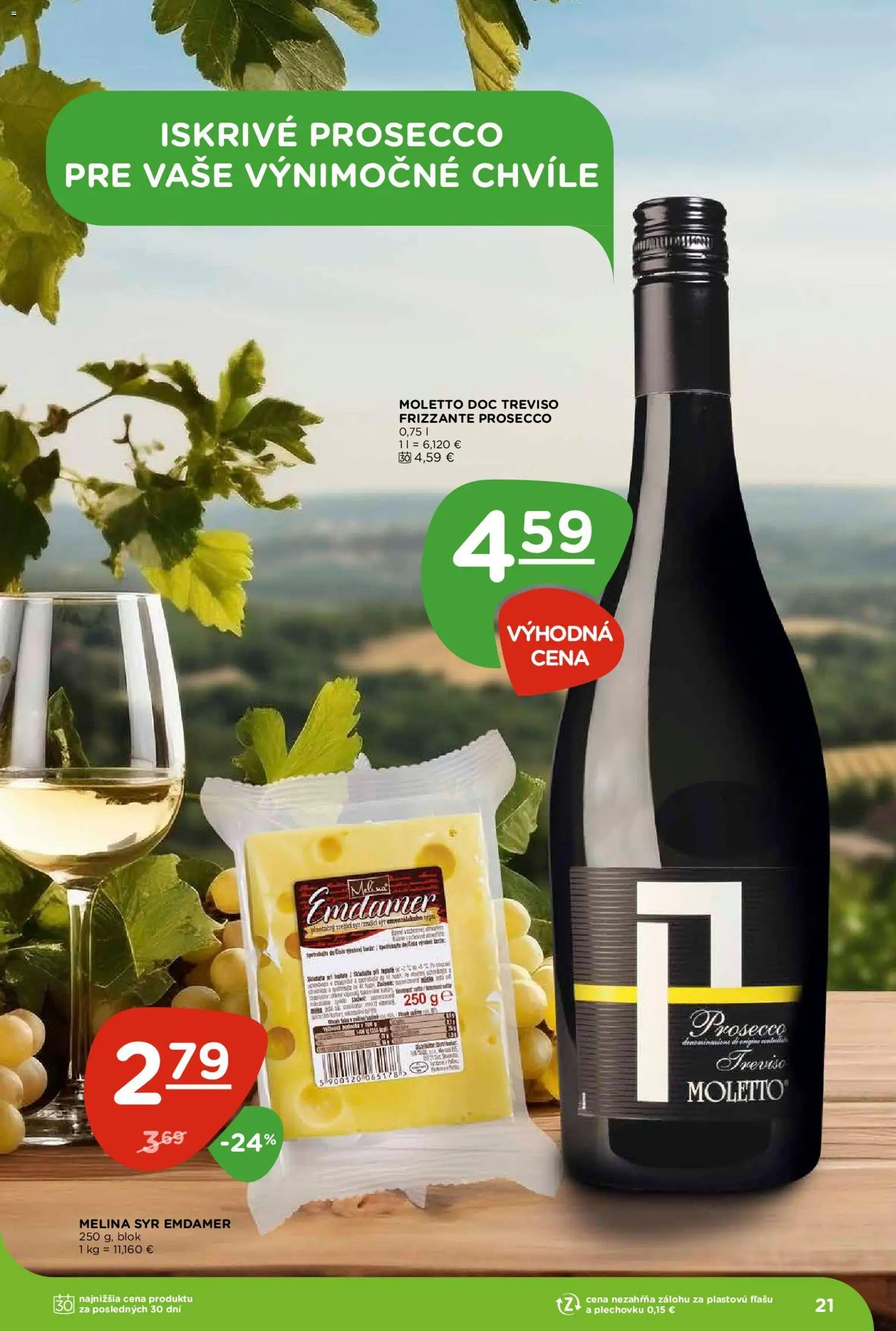 Náhľad Terno letáku platného od 15.10.2026 - Prosecco, Syr