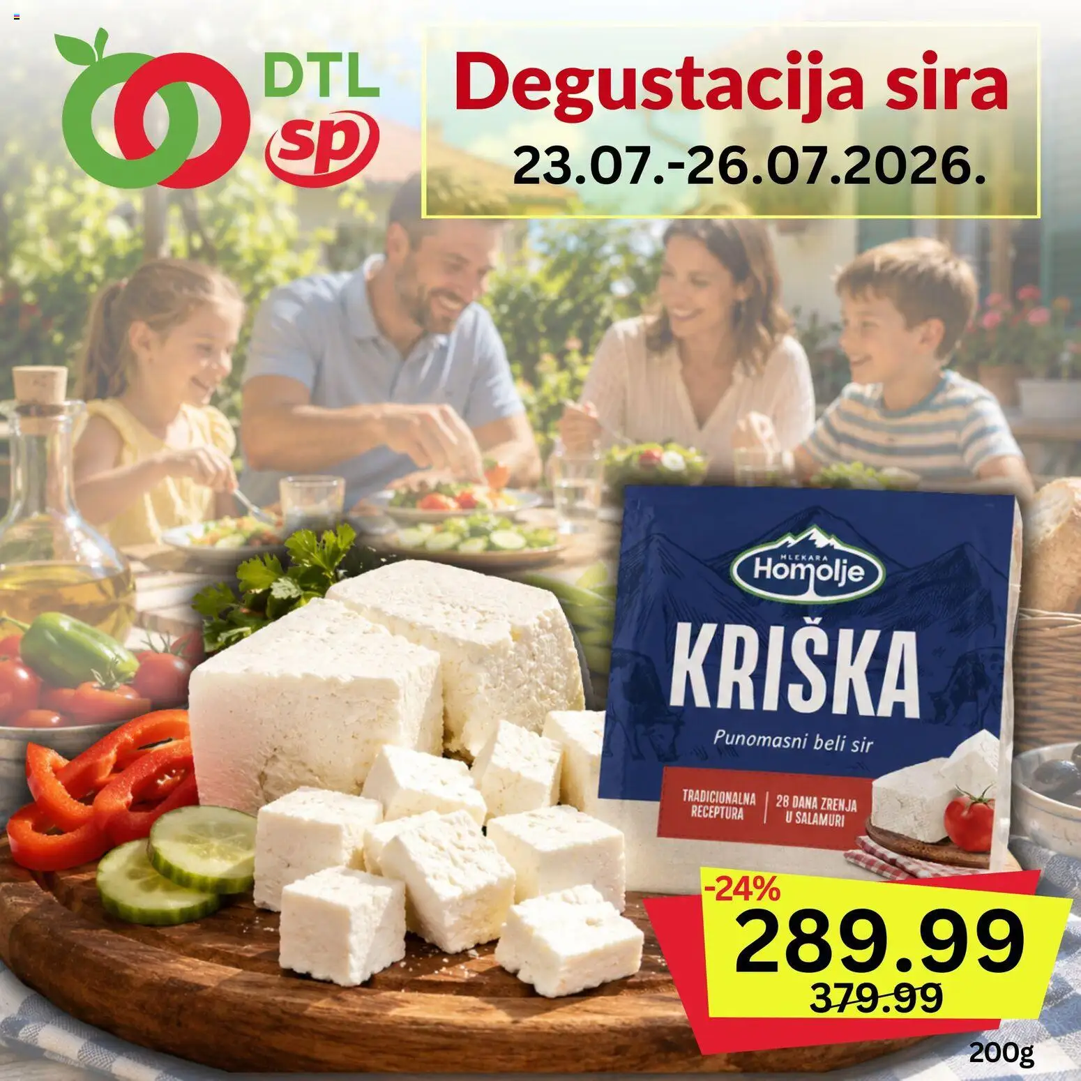 Pregled Senta Promet kataloga - važi od 23.07.2026 - Sir, Beli sir