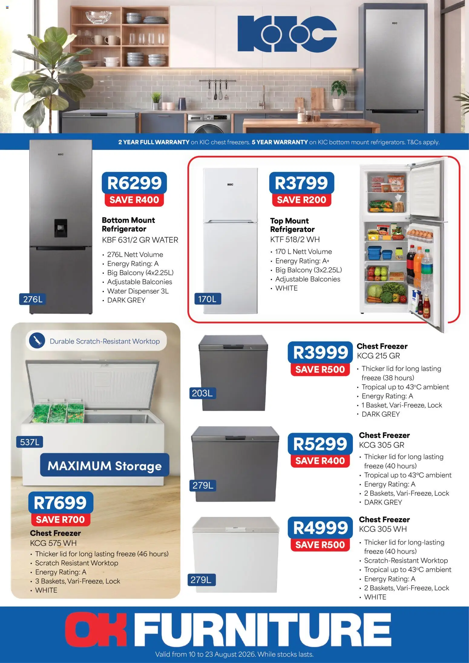 Preview of OK Furniture flyer valid from 10/08/2026