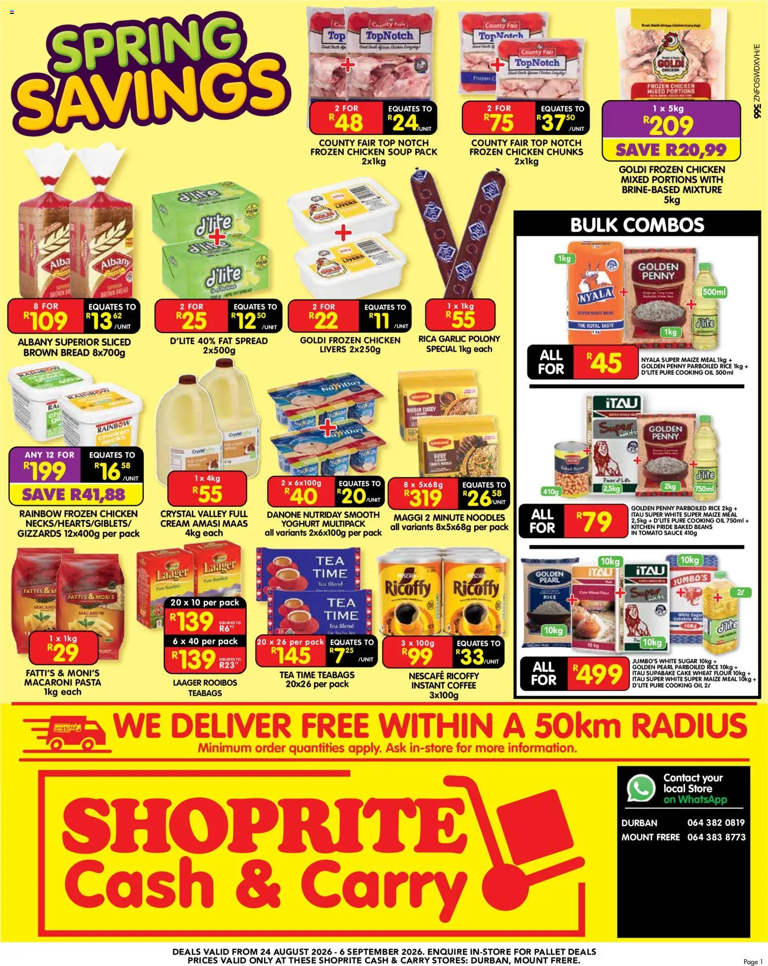 Preview of Shoprite flyer valid from 24/08/2026