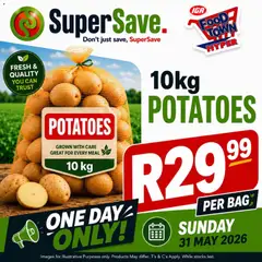 Preview of Super Save flyer valid from 31/05/2026