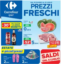 Anteprima dell'opuscolo Carrefour volantino Iper - Roma dal negozio Carrefour valido da 30/06/2026