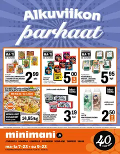 Kaupan Minimani Minimani tarjoukset esikatselu, voimassa 20/07/2026