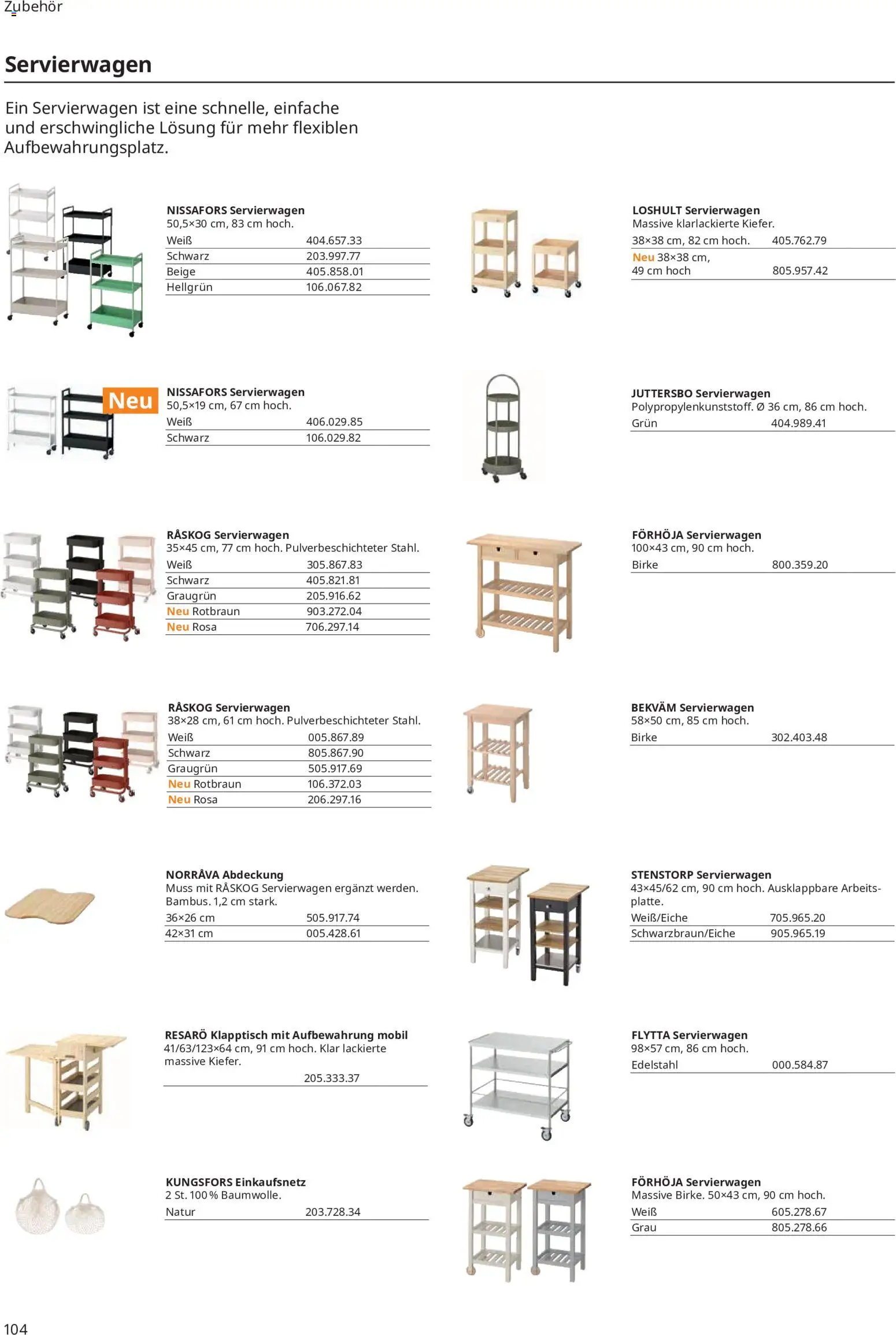 Vorschau von dem Prospekt des Geschäftes Ikea, gültig ab dem 16.09.2026 - Servierwagen