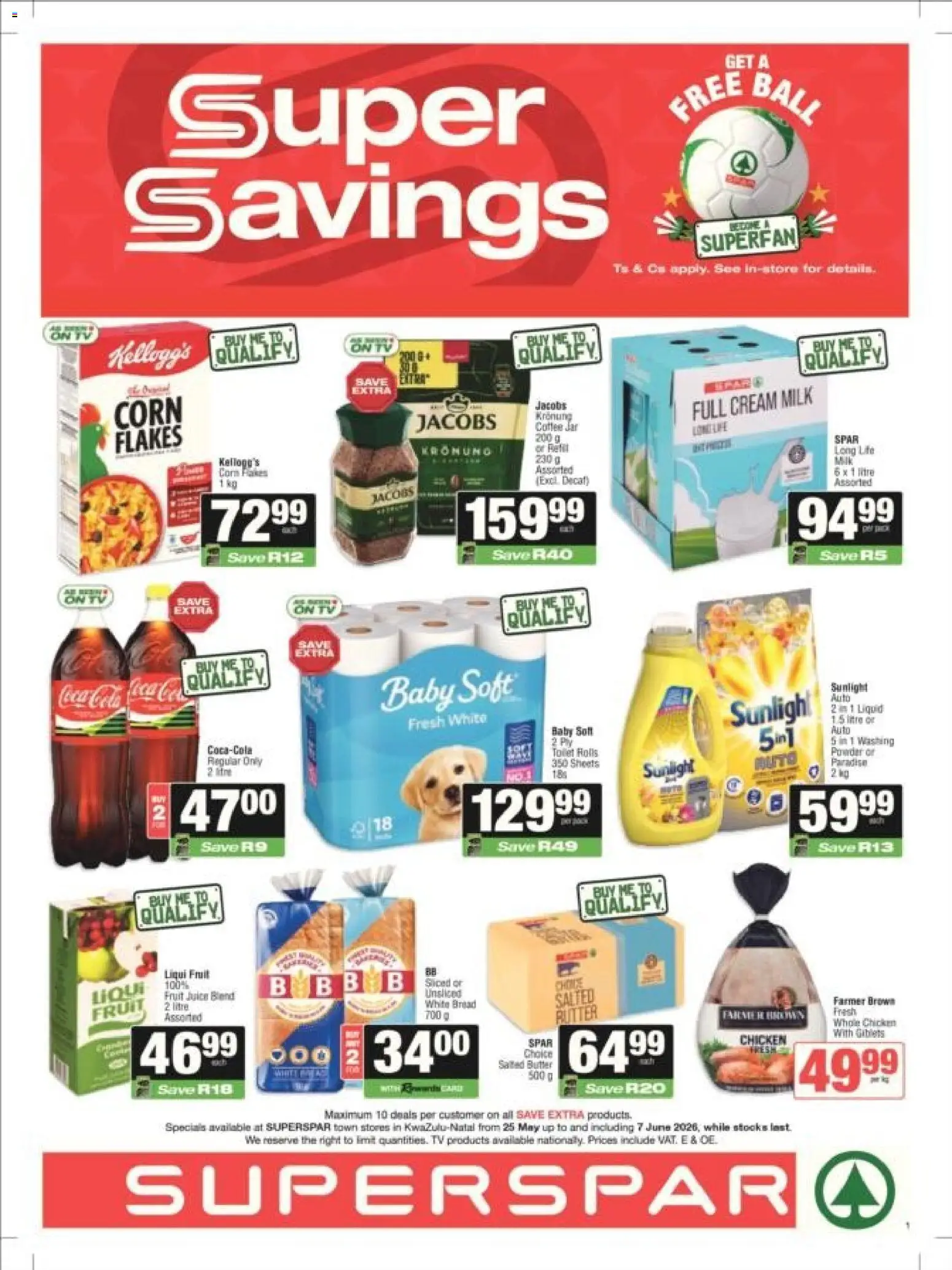Preview of Superspar flyer valid from 25/05/2026