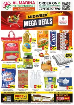 Preview of the catalogue Al Madina catalogue Midweek Mega Deals of store Al Madina valid from 8 Sep, 2026