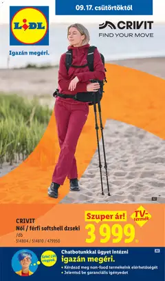 Lidl - Lidl Nonfood kínálatunk megtekintése, amely érvényes 2026.09.17.-től