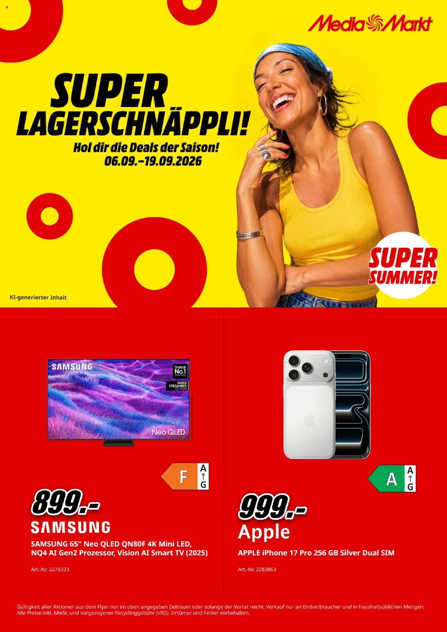 Vorschau des Merkblatts Media Markt aktionen vom Shop Media Markt gültig von 06.09.2026 bis 19.09.2026