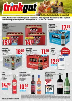 Vorschau von dem Prospekt des Geschäftes Trinkgut, gültig ab dem 27.07.2026