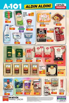 A101 A101 - Katalog Aldın Aldın 03.09.2026 - Broşürünün önizlemesi
