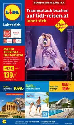 Vorschau der Angebote: Lidl Lidl Juni/Juli Reise - Highlights gültig ab 15.06.2026