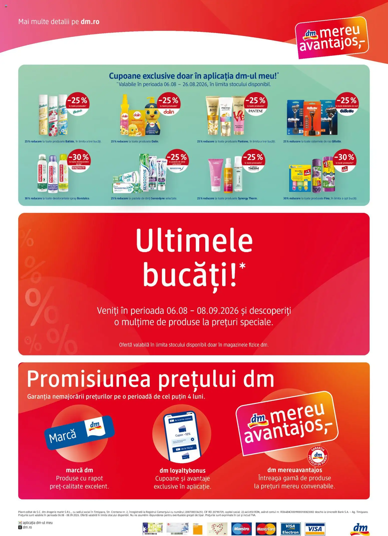 Previzualizarea de cataloage: DM drogeriemarkt DM drogeriemarkt Catalog Express valabil de la 06.08.2026
