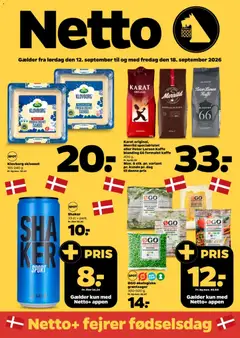 Eksempel på tilbudsavis Netto - Tilbudsavis uge 38 fra butik Netto gyldig fra 12/09/2026