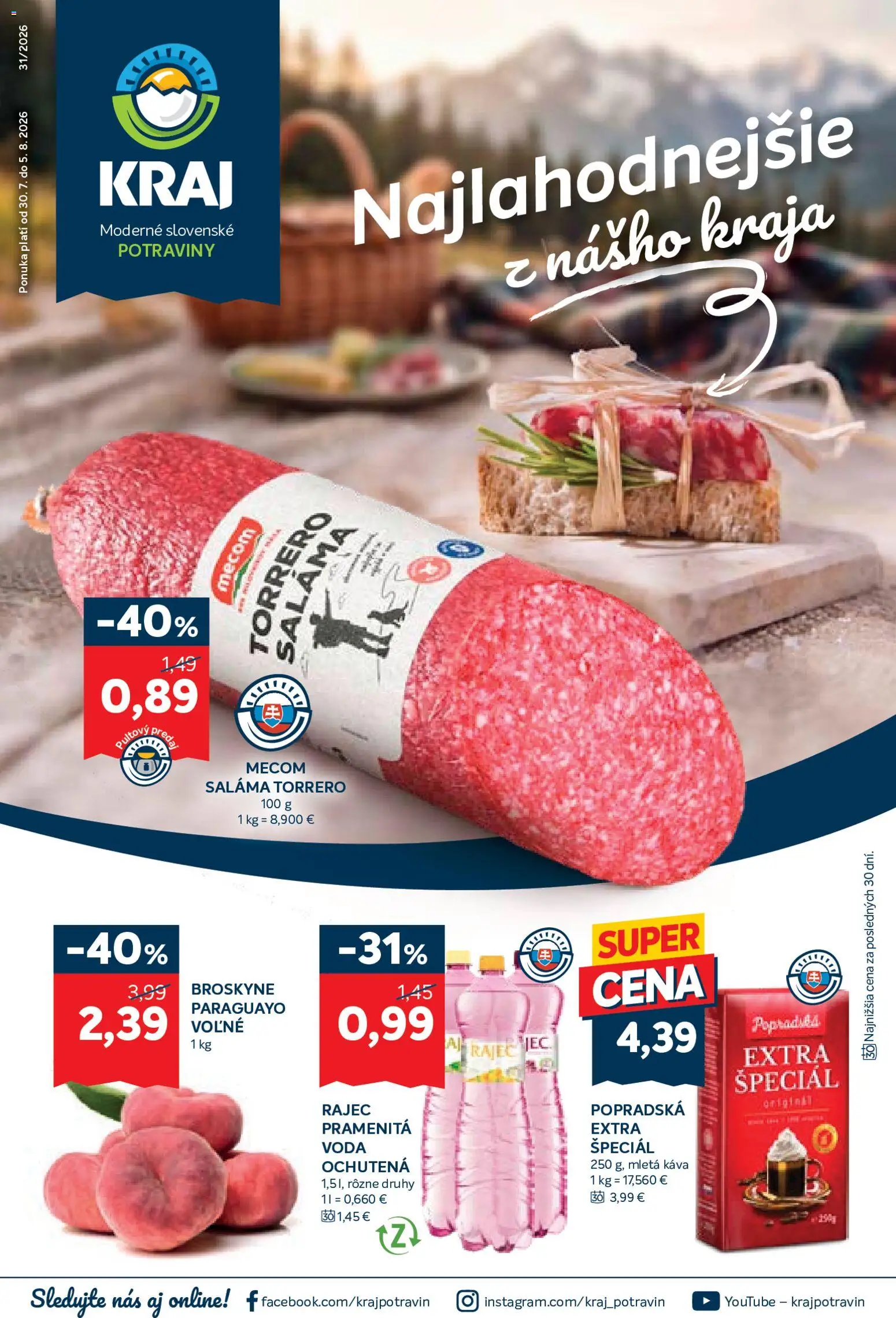 Náhľad Kraj letáku platného od 30.07.2026