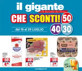Anteprima dell'opuscolo Il Gigante volantino dal negozio Il Gigante valido da 16/07/2026