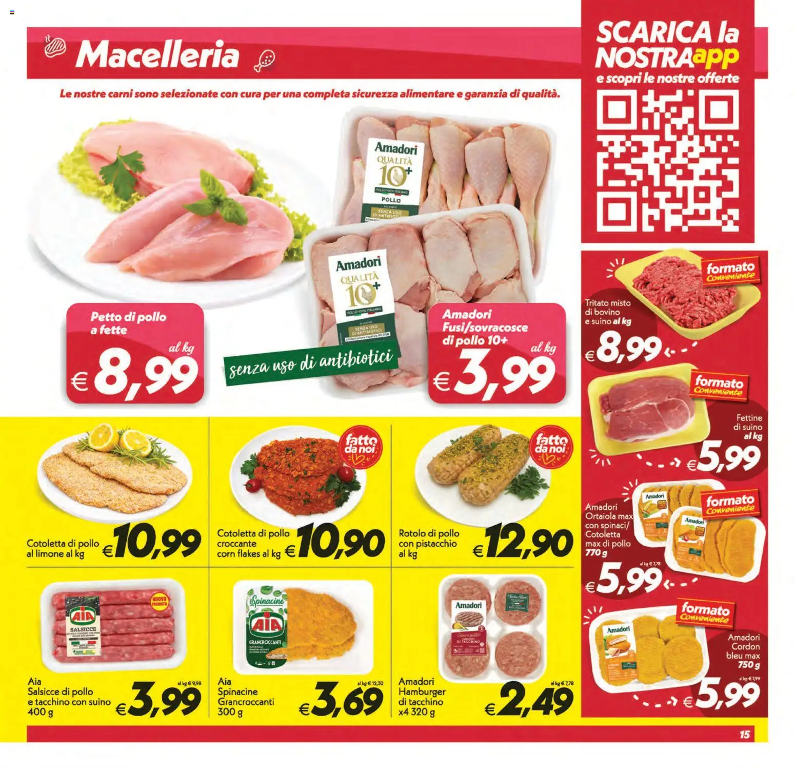 Anteprima dell'opuscolo SuperConveniente volantino Gela, Vittoria dal negozio SuperConveniente valido da 01/09/2026 - Hamburger, Pollo, Limone, Tacchino, Salsicce, Bovino, Petto di Pollo, Pistacchio