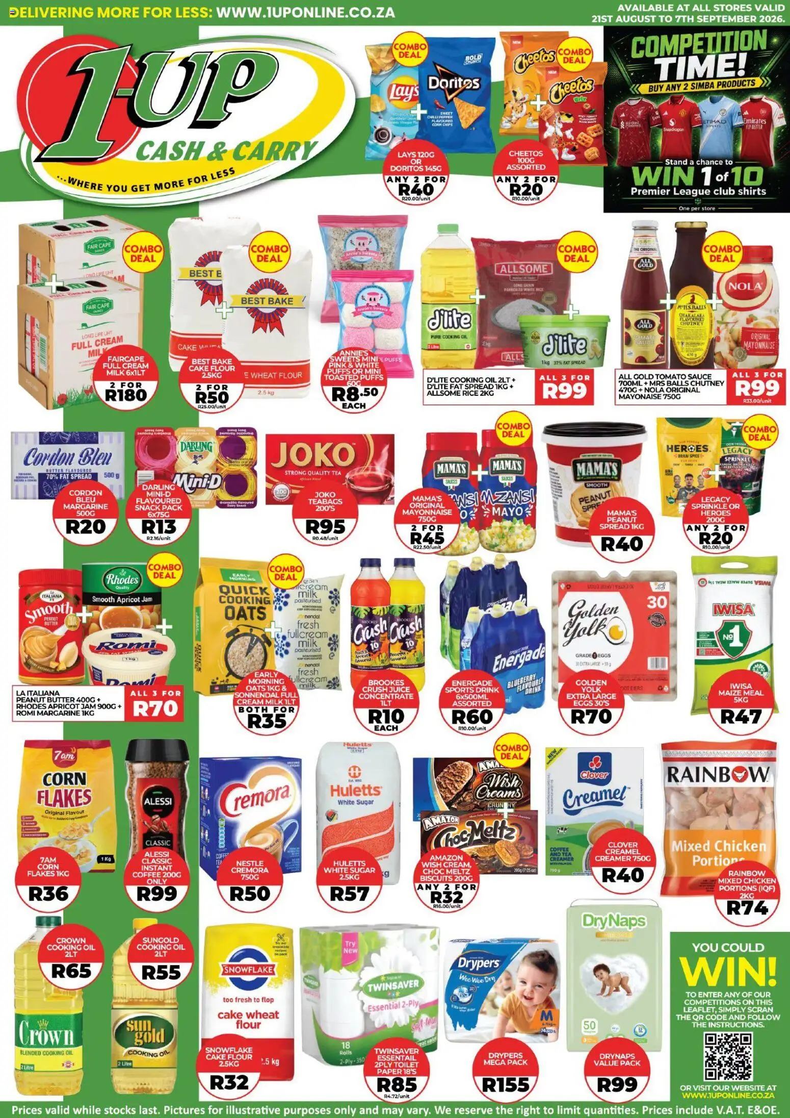 Preview of 1UP Cash & Carry flyer valid from 21/08/2026