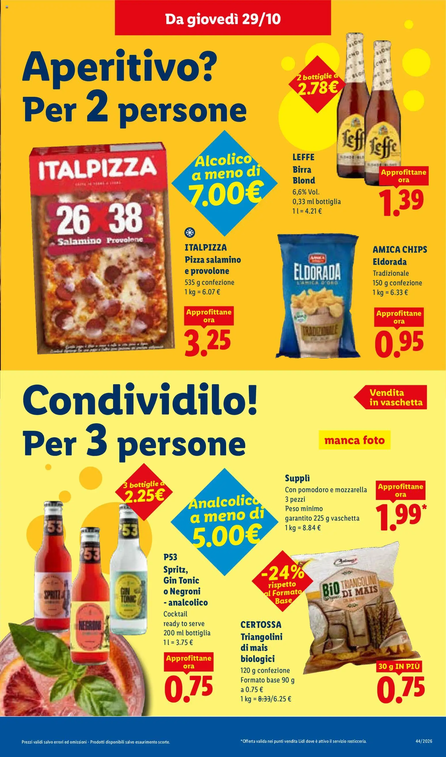Anteprima dell'opuscolo Lidl volantino Sardegna dal negozio Lidl valido da 29/10/2026