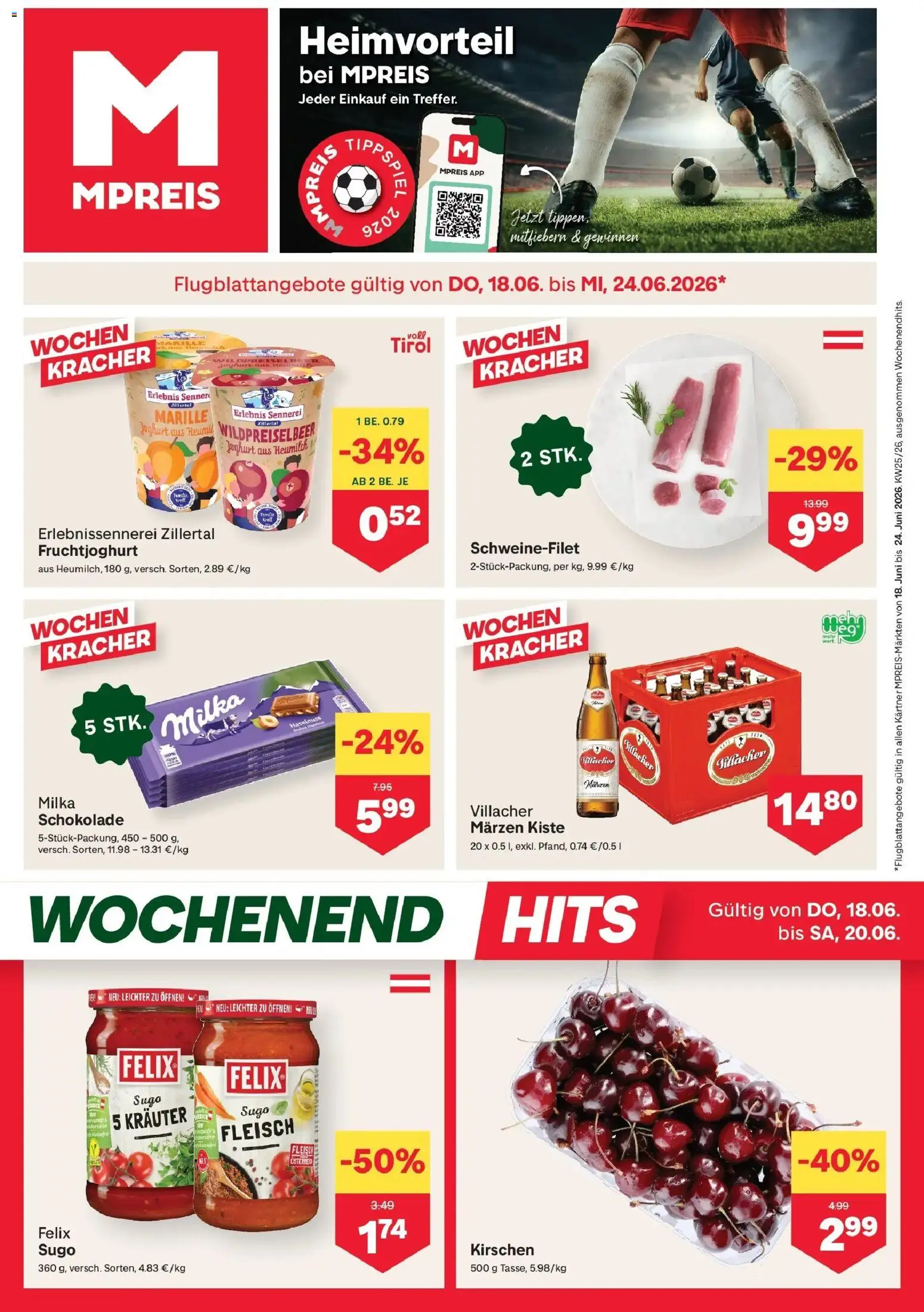 Vorschau der Angebote: MPREIS MPREIS Velden gültig ab 17.06.2026