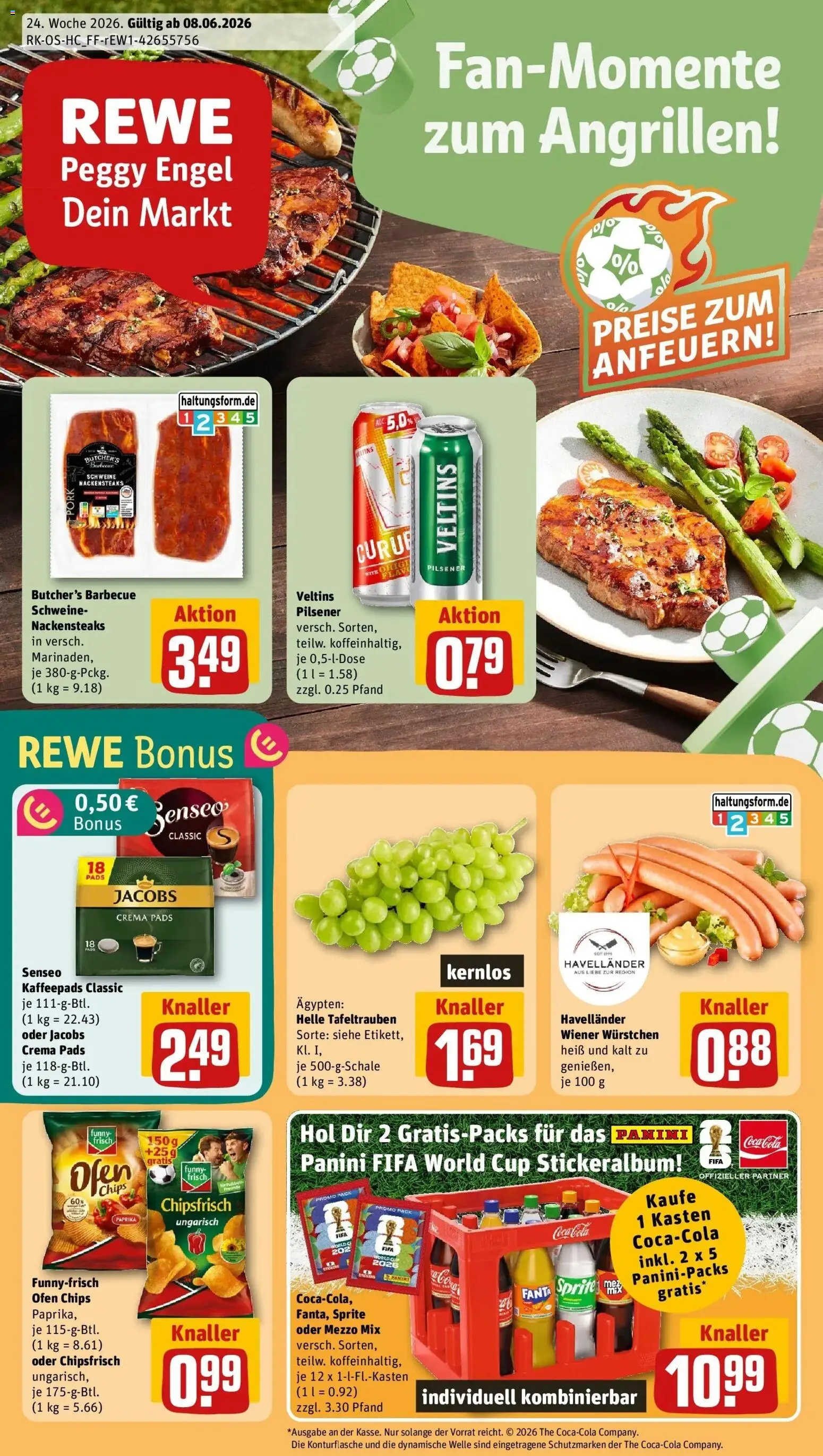 Vorschau von dem Prospekt des Geschäftes Rewe, gültig ab dem 08.06.2026