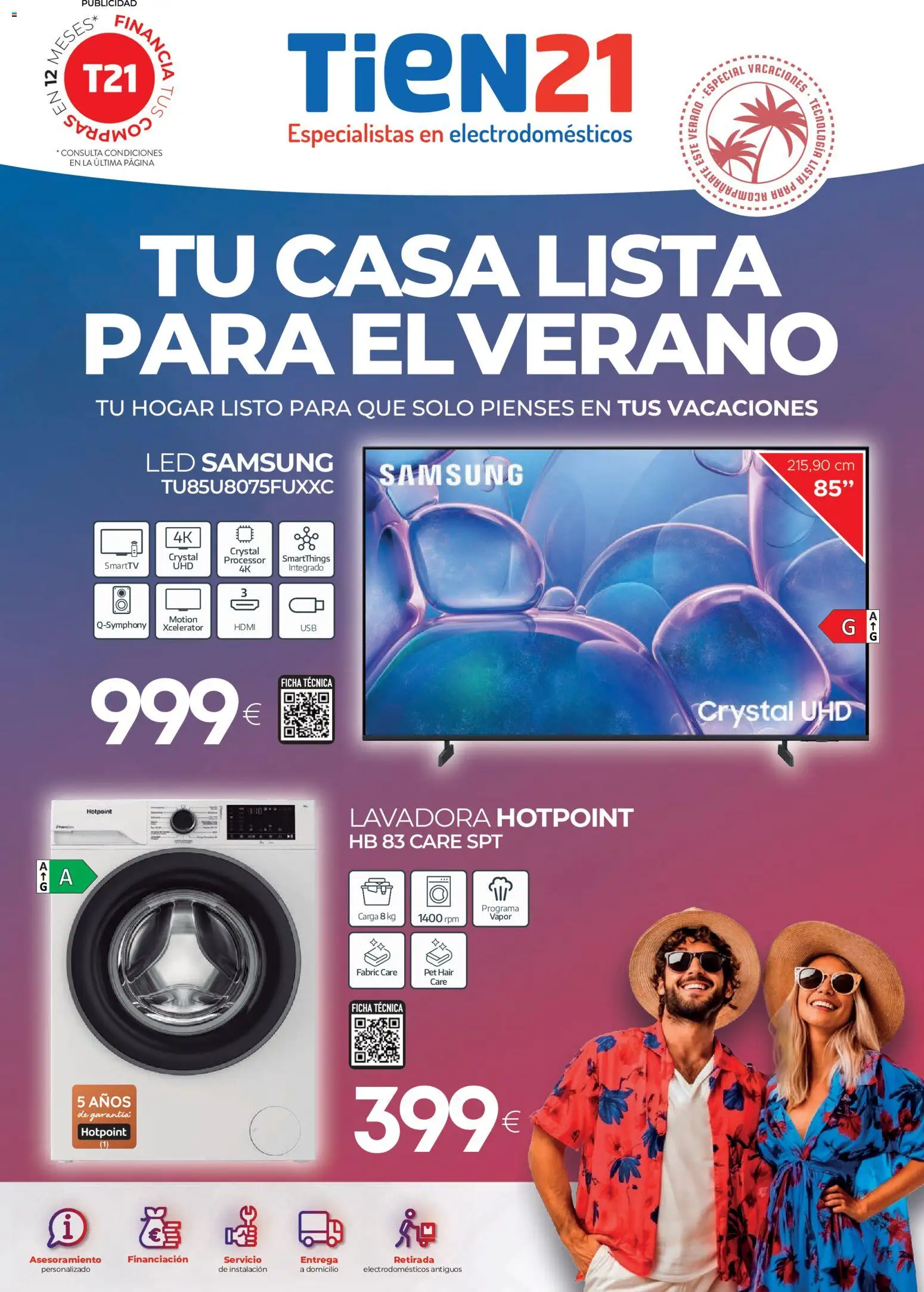 Vista previa del folleto de la tienda Tien 21 válido desde el 01/07/2026 - Lavadora
