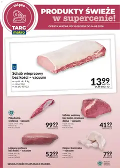 Pogląd gazetki "Makro gazetka - Produkty świeże w supercenie" ze sklepu Makro ważnej od 10.08.2026