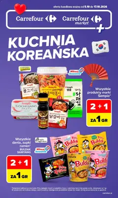 Pogląd gazetki "Carrefour gazetka - Kuchnia koreańska" ze sklepu Carrefour ważnej od 05.10.2026