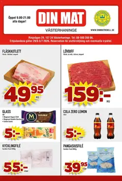 Förhandsgranska reklamblad Din Mat erbjudanden från butik Din Mat gäller från 06/07/2026