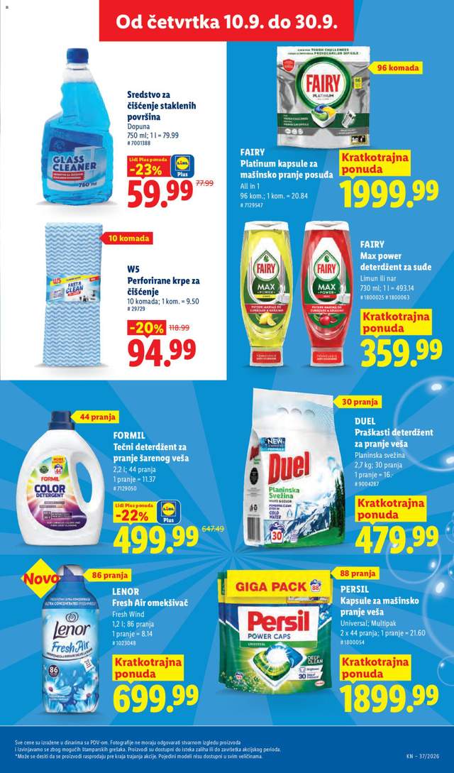 Novi Lidl katalog od 10.09.
