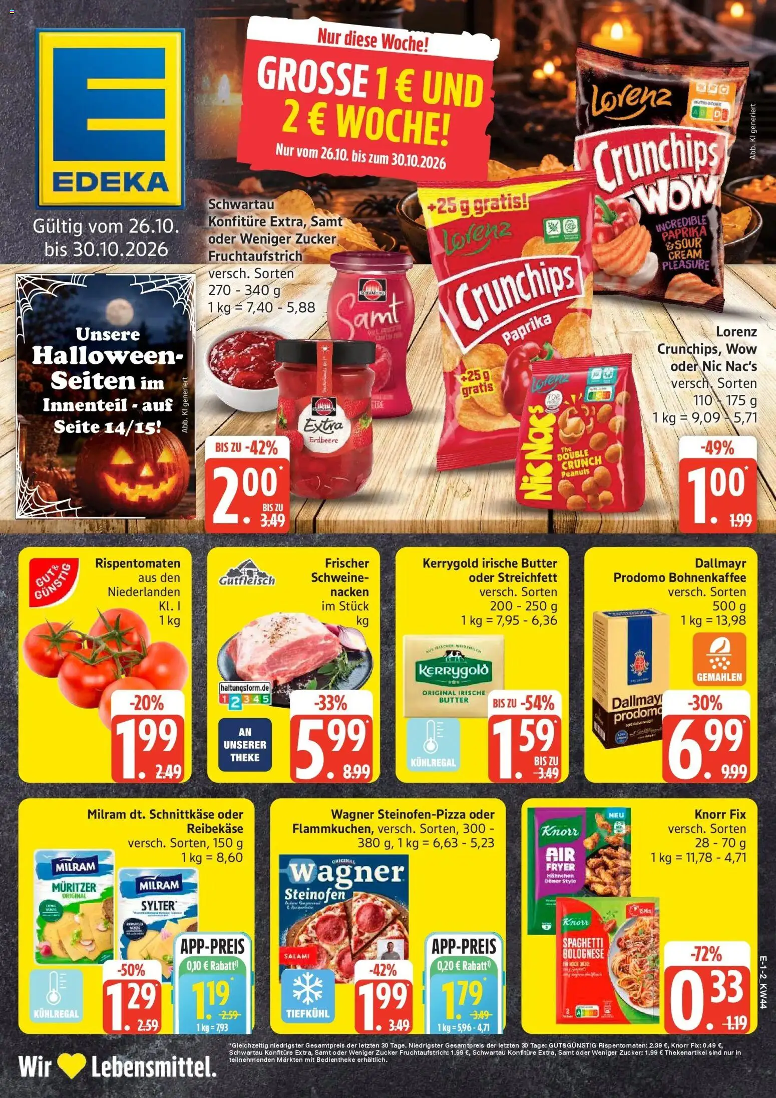Vorschau von dem Prospekt des Geschäftes Edeka, gültig ab dem 26.10.2026