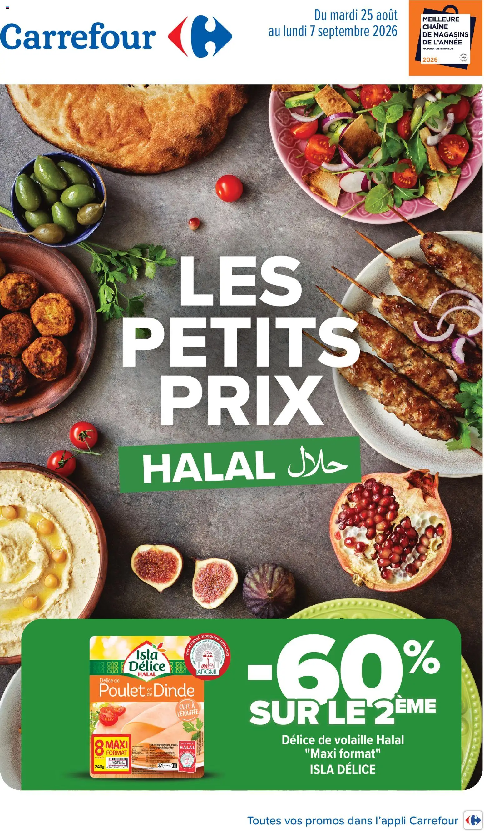 Prévisualisation de Carrefour Les petits prix halal du magasin Carrefour formulaire valide 25/08/2026