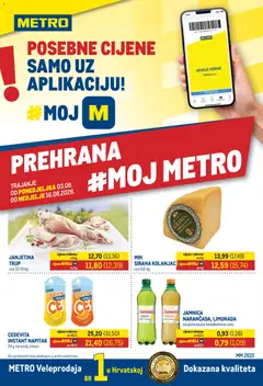 Pregled letka Metro Katalog trgovine Metro vrijedi od 03.08.2026