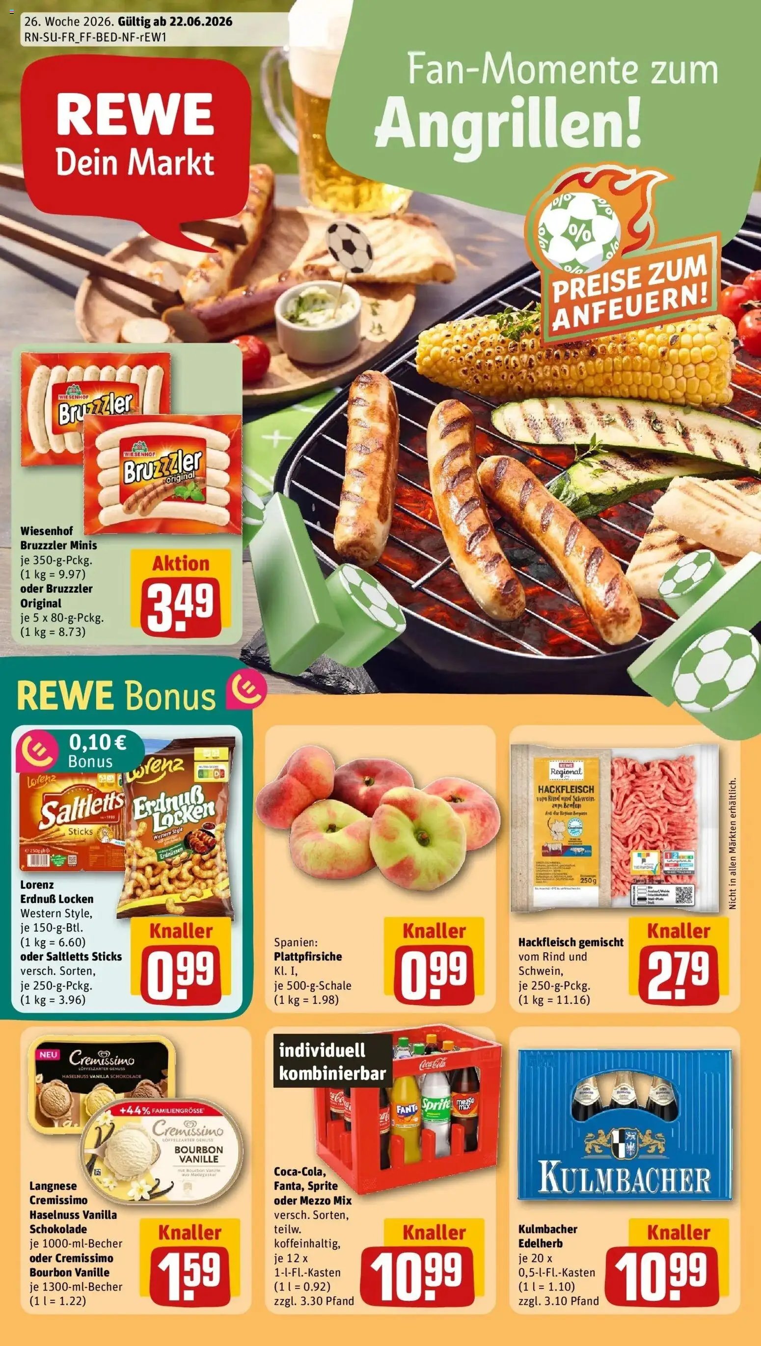 Vorschau von dem Prospekt des Geschäftes Rewe, gültig ab dem 21.06.2026