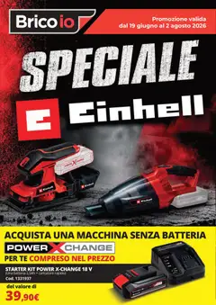 Anteprima dell'opuscolo Brico io volantino Einhell dal negozio Brico io valido da 19/06/2026