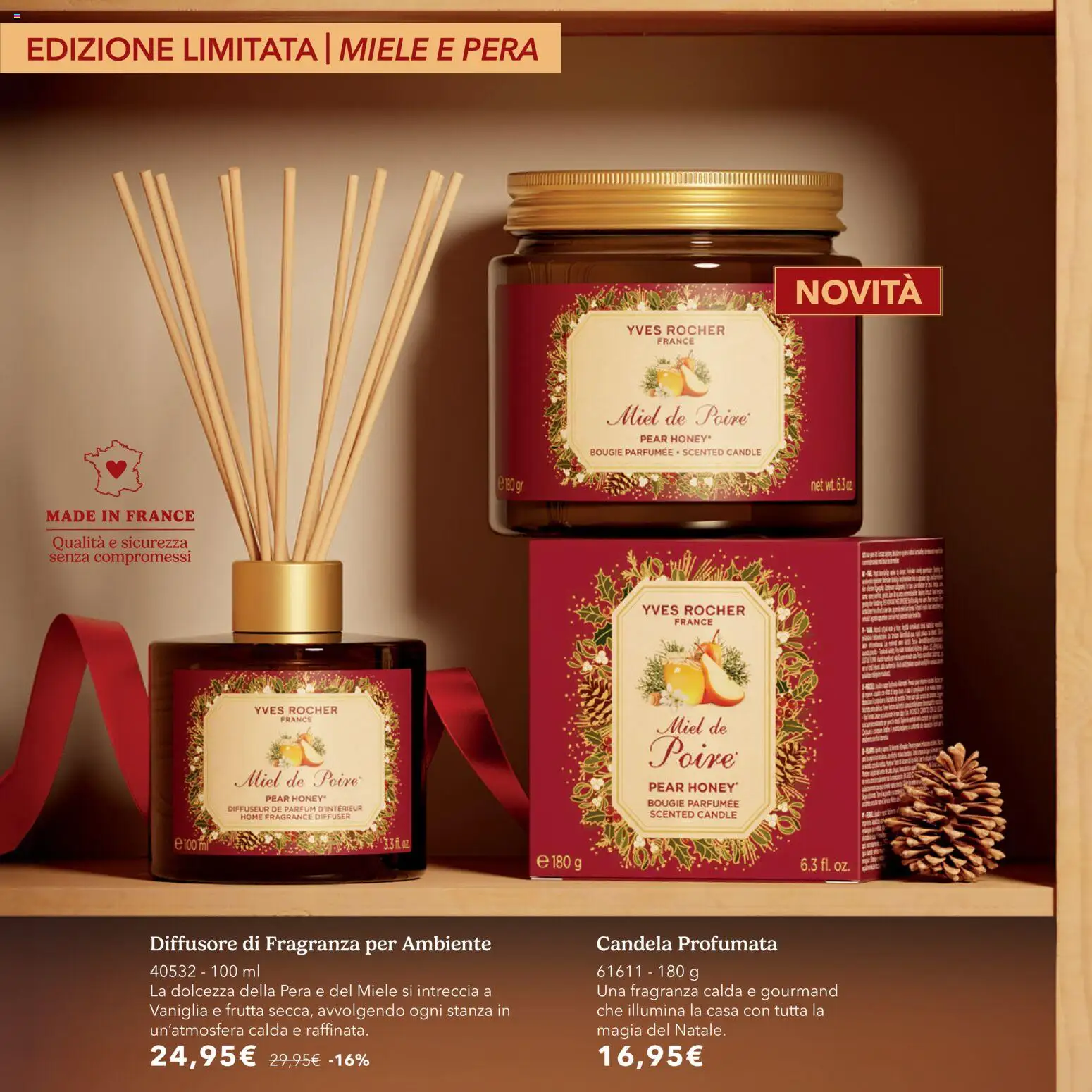 Anteprima dell'opuscolo Yves Rocher catalogo L'atelier Dei Desideri dal negozio Yves Rocher valido da 20/10/2026 - Miele, Frutta, Candela, Pera, Vaniglia, Fragranza, Dolcezza