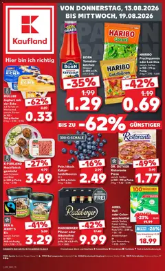 Vorschau von dem Prospekt des Geschäftes Kaufland, gültig ab dem 13.08.2026
