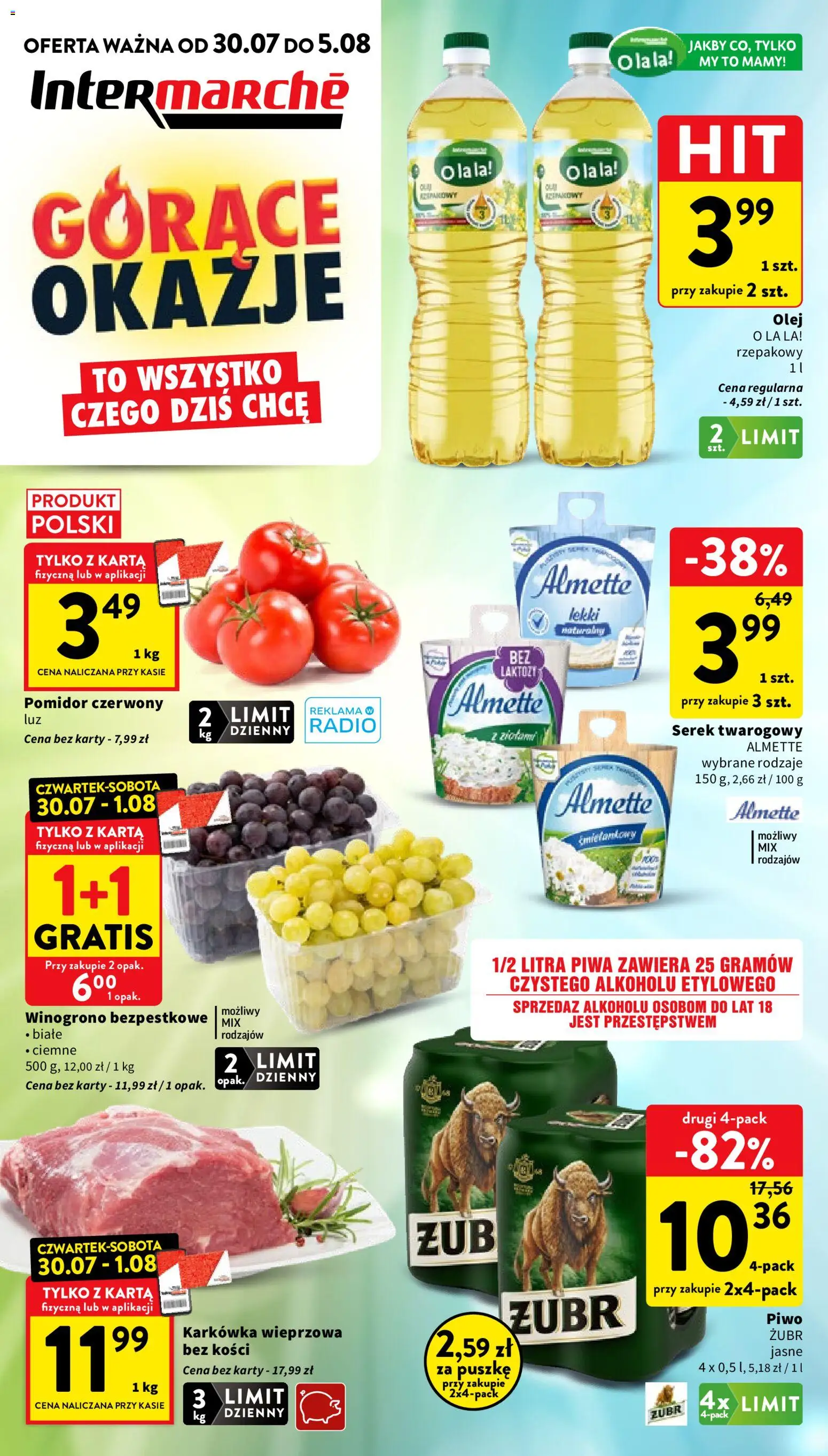Pogląd gazetki "Intermarche gazetka" ze sklepu Intermarche ważnej od 30.07.2026