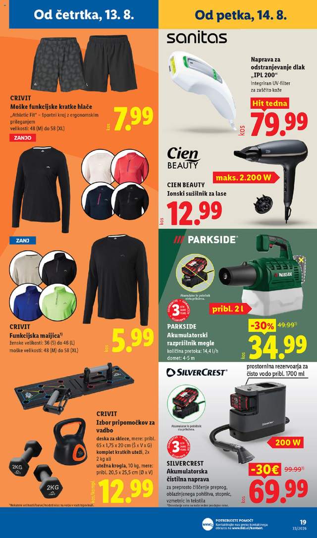 Novi Lidl katalog od 13.08.