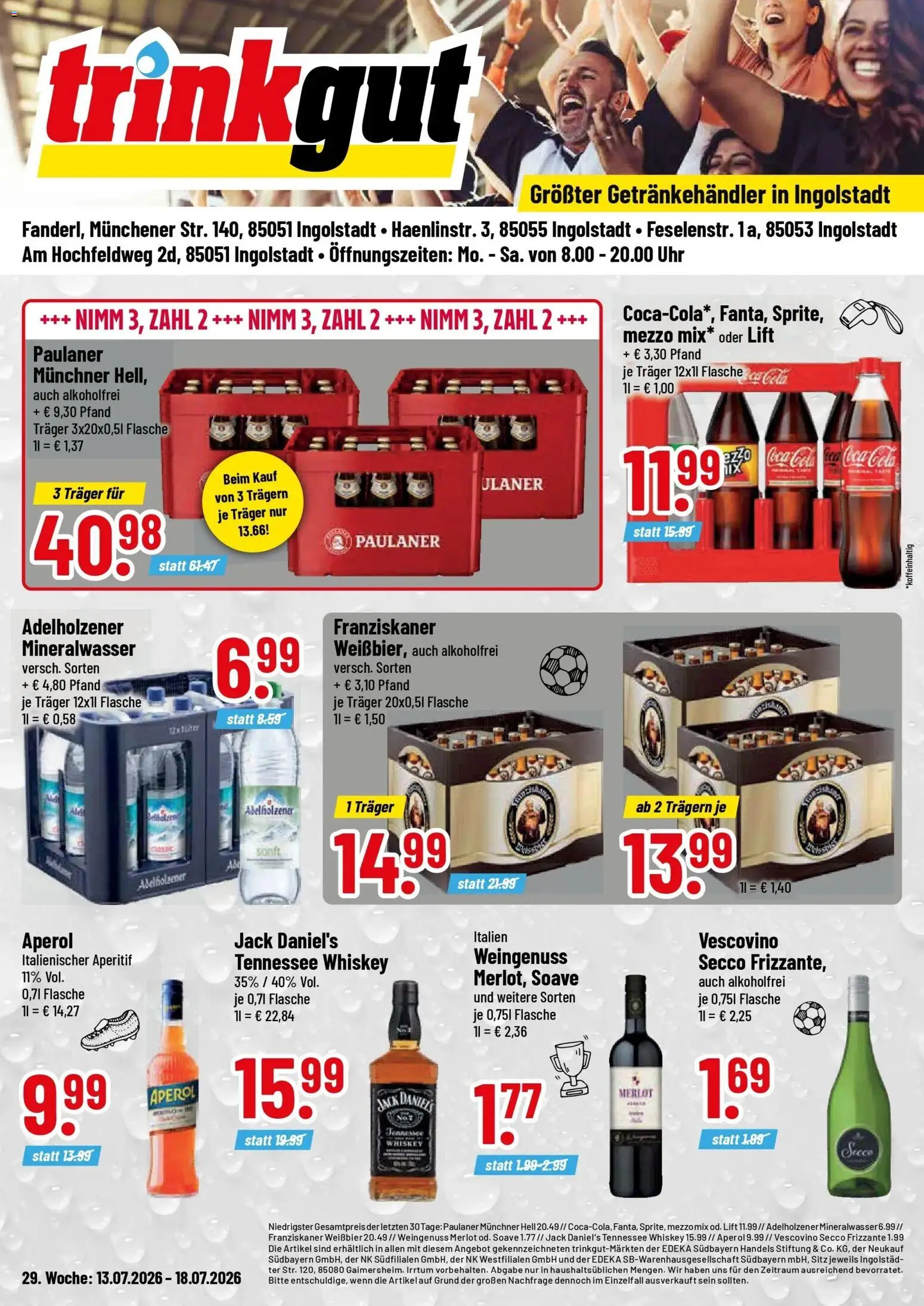 Vorschau von dem Prospekt des Geschäftes Trinkgut, gültig ab dem 13.07.2026