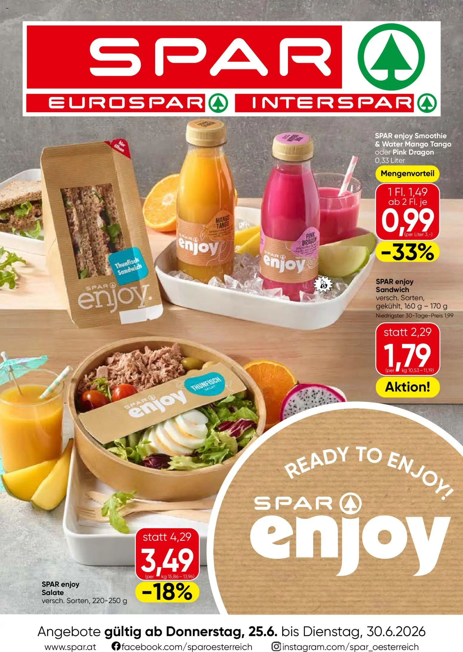 Vorschau der Angebote: Spar Spar Enjoy gültig ab 25.06.2026