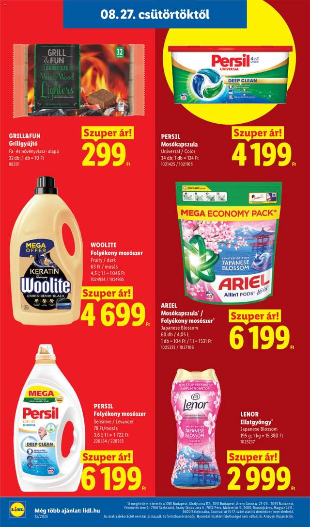 Új Lidl akciós újság 08.27.
