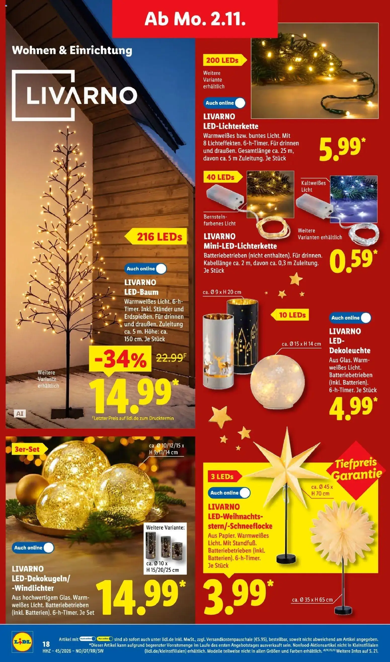 Vorschau von dem Prospekt des Geschäftes Lidl, gültig ab dem 02.11.2026 - Batterien, String