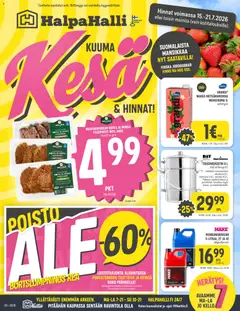 Kaupan Halpa Halli Halpa Halli tarjoukset esikatselu, voimassa 15/07/2026