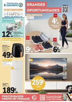 Pré-visualização do folheto da loja E.Leclerc válida a partir de 27/08/2026