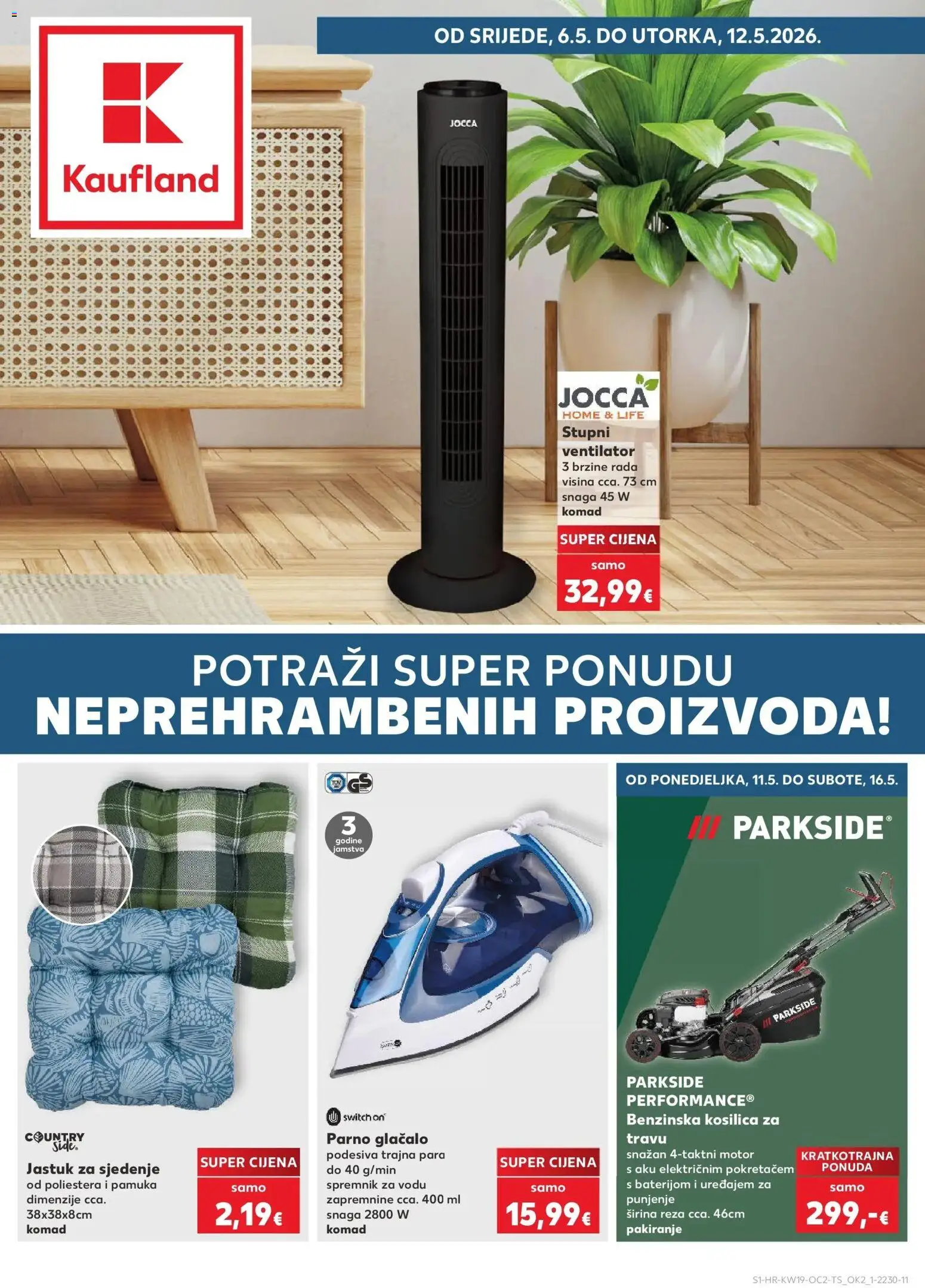 Pregled letka Kaufland Parkside Katalog trgovine Kaufland vrijedi od 06.05.2026