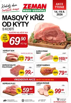 Náhled nabídky: Prodejny Zeman Prodejny Zeman leták platný od 14.09.2026