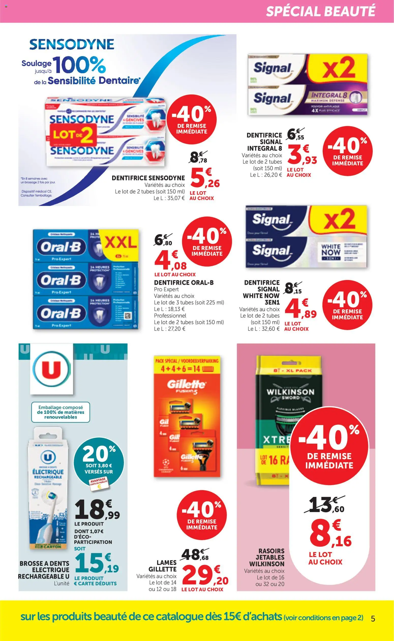 Prévisualisation de bi1 Maxi la beauté à prix bas du magasin bi1 formulaire valide 01/09/2026 - Dentifrice, Brosse, Brosse à dents, Produits beauté, Dentifrice Sensodyne