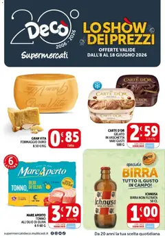 Anteprima dell'opuscolo Decò volantino Supermercati Campania dal negozio Decò valido da 08/06/2026