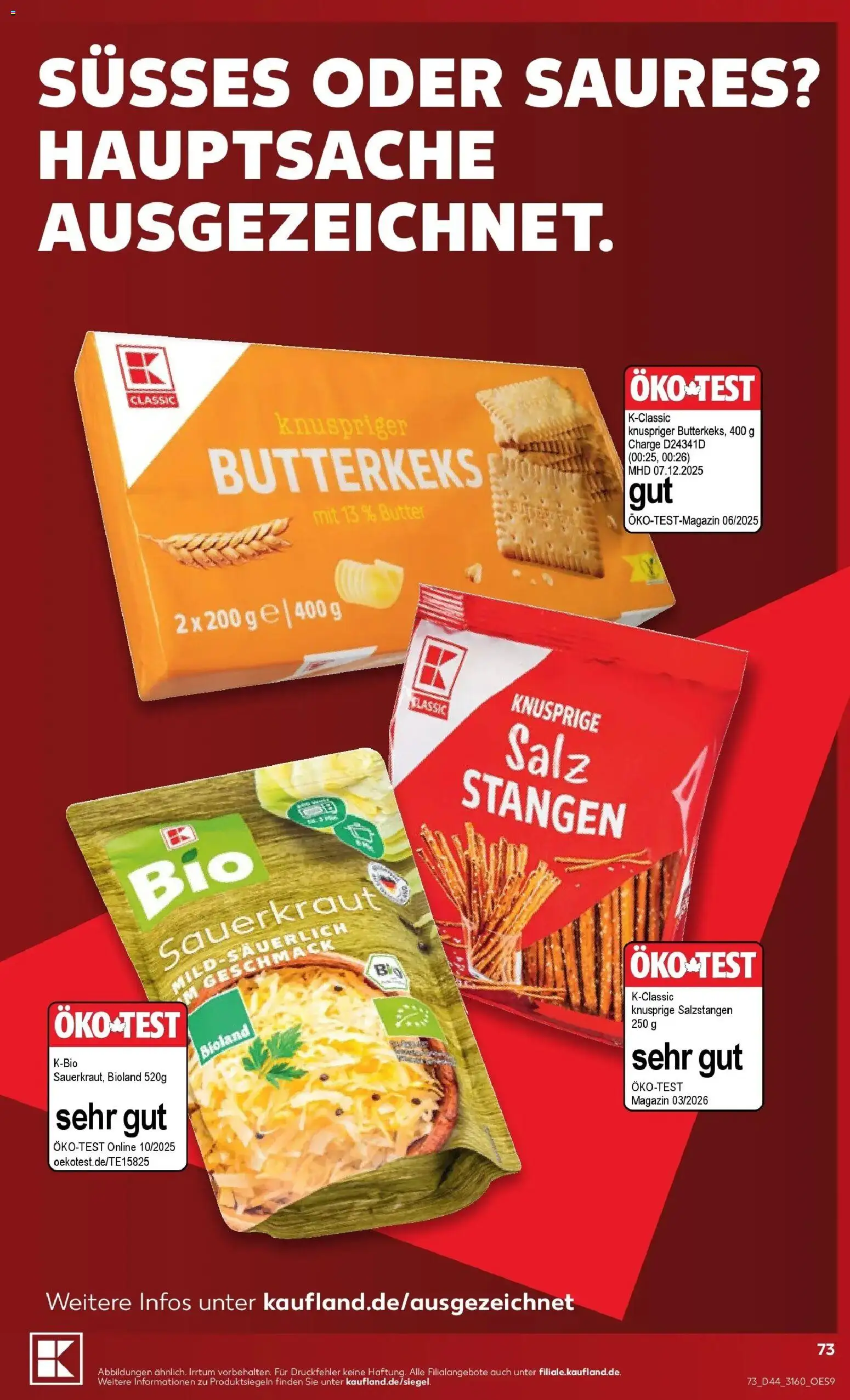 Vorschau von dem Prospekt des Geschäftes Kaufland, gültig ab dem 26.10.2026
