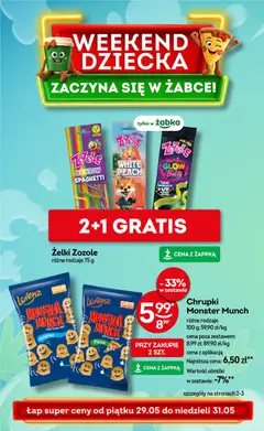 Pogląd gazetki "Żabka gazetka - Weekendowe promocje" ze sklepu Żabka ważnej od 29.05.2026